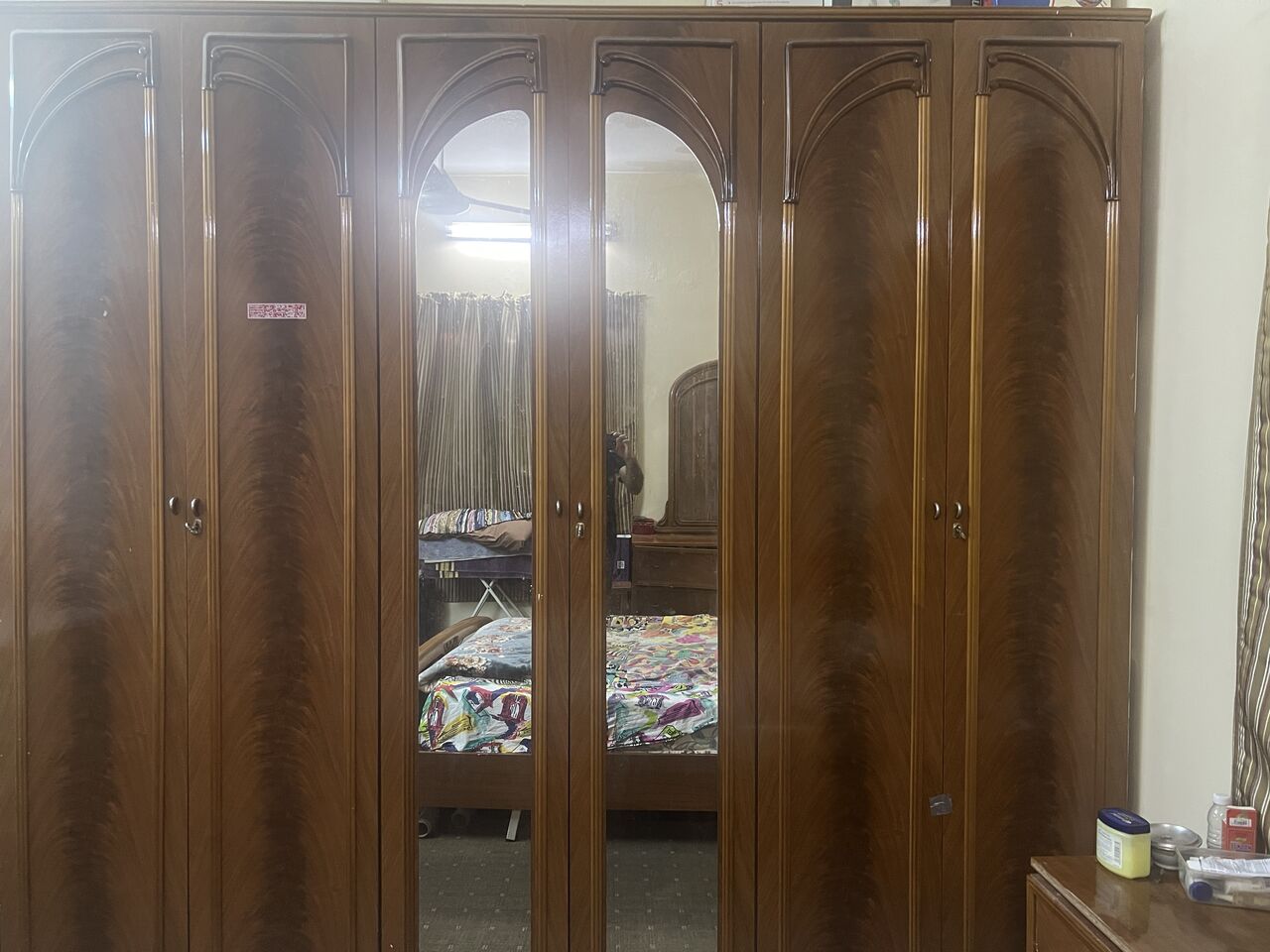 Jeddah, Furniture, SAR 500,  Bed Room Set With Mattress & Wadrobe & Dressing Table Mirror