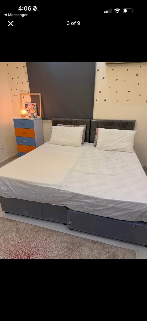 Jeddah, Furniture, SAR 600,  2 Single Beds With 2 Foams (Like Brand New Barely Used)