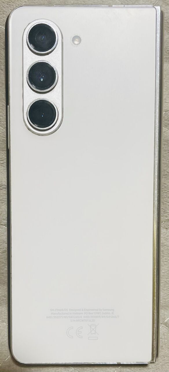 Dammam, Mobile Phones, SAR 2450,  Samsung Galaxy Z Fold 5 &ndash; 512GB - White Color