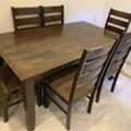 SAR 400,  Home Centre Dining Table Set 6 Chairs.