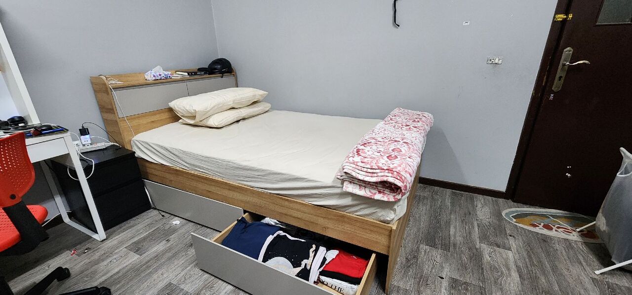 Dammam, Furniture, SAR 800,  Homecentre Bed | 2 Storage Boxes | 120*200