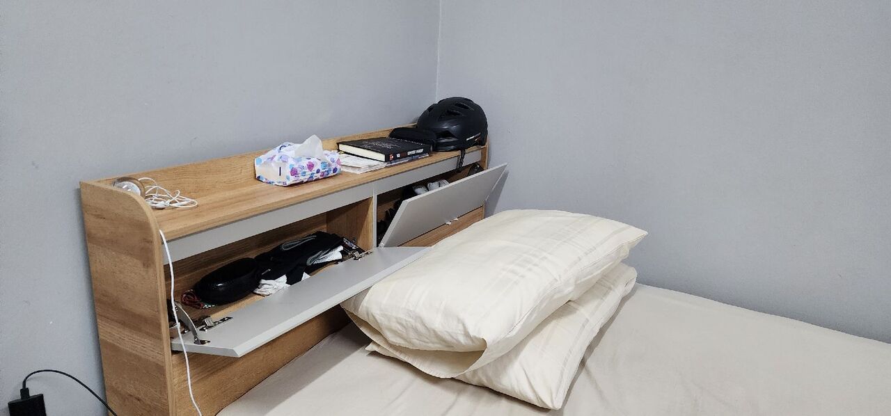 Dammam, Furniture, SAR 800,  Homecentre Bed | 2 Storage Boxes | 120*200