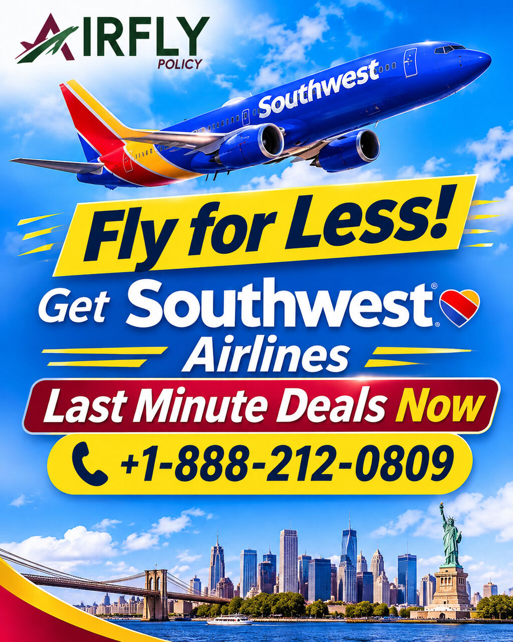 New York, Health, Fly For Less! Get Southwest Airlines Last Minute Deals Now